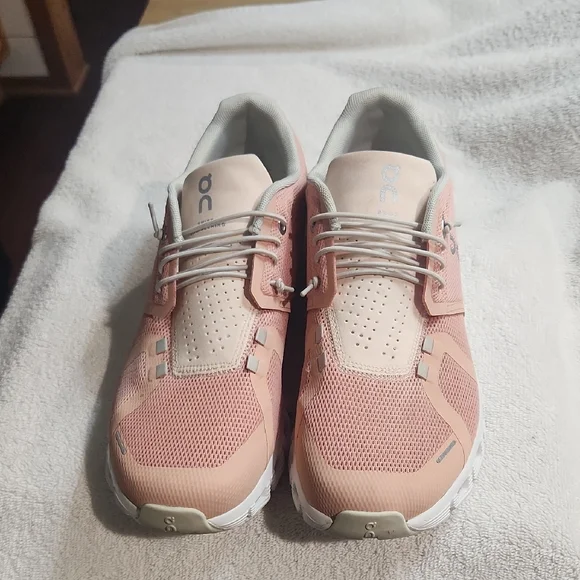 On Running Women's Peach Athletic Shoes - Picture 2 of 5